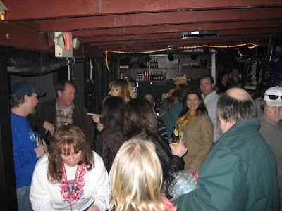 The pholks near the bar.