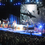 Jimmy Buffett and the Coral Reefers on stage at the Bridgestone Arena in Nashville, TN May 1 2010.