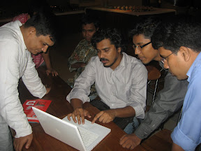 PHP GURU showing something special with closed eye