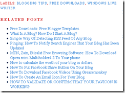 RELATED POSTS BLOGGER RELATED POSTS BLOGGER