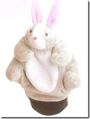 PU. AN40093 - rabbit hand puppet - 