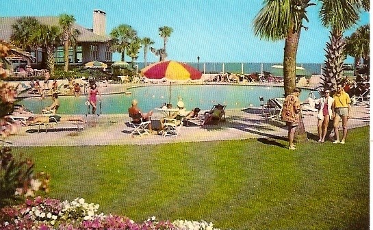 Vintage Postcard Blog: Sea Island Beach Club - Georgia