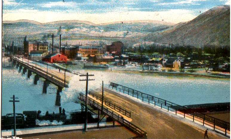 Vintage Postcard Blog Higgins Avenue Bridge Missoula