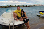 Eric and Alicia on the boat