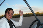 Erma driving the Rhino...