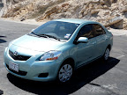 Mint Green Car