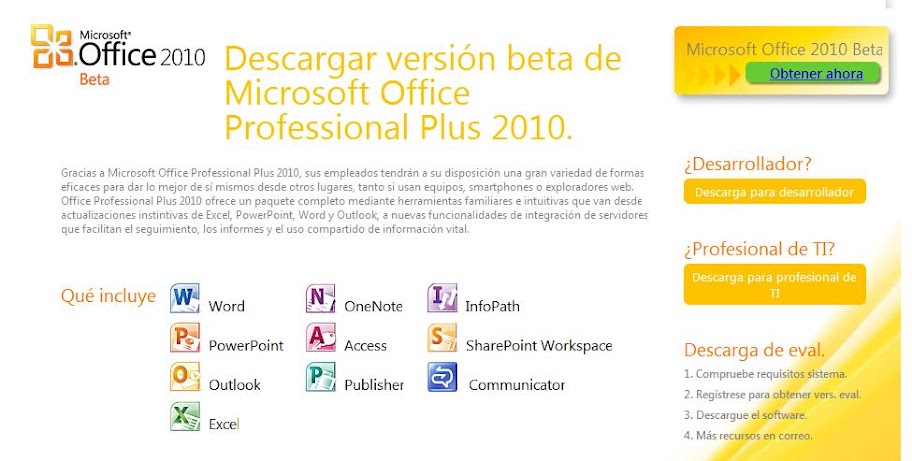 Microsoft Office 2010 Beta