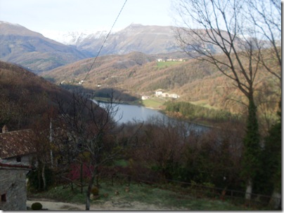 Lago di gerosa visto dalla finestra di Piantabete