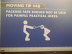 Moving tip #48 - Packing tape should not be used for painful practical jokes.