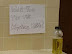 Yellow liquid - Will you try the mystery bottle? Are you man enough to do it?