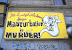Funny poster - The lucky little sperm says: masturbation is murder