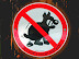 Road sign - Thanks for not shitting.