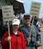 Old protesters - I forgot what we are protesting.