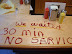 Slow service - Next time they'll get their spitted burger in 2 minutes! They'll get DNA from 5 different dudes...
