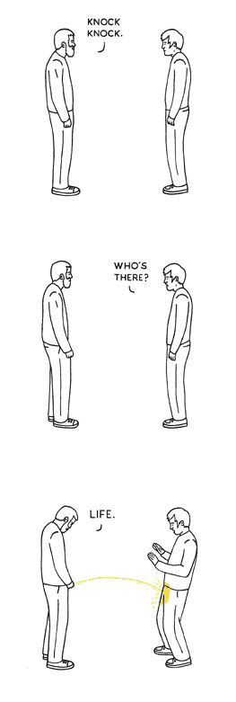 Knock, knock - Who's there?