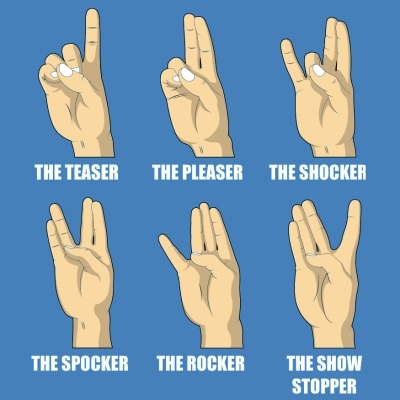 Hand signal guide - The show stopper