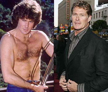 David Hasselhoff in 1980 - Great haircut, dude!
