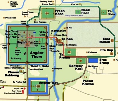 angkor thom, angkor wat