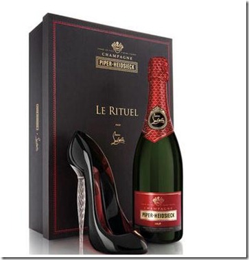 Louboutin Champagne Shoe at Mews of Mayfair