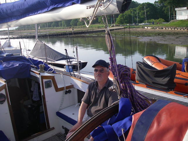 Bill and Caperdonich at Woolverstone Marina