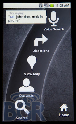 android 4 Android 2.0 UI Early Screenshots