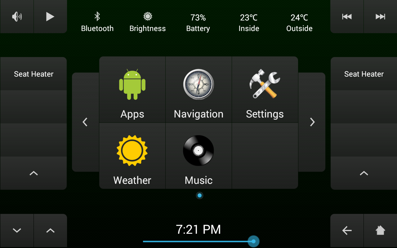Android application AutoSense screenshort