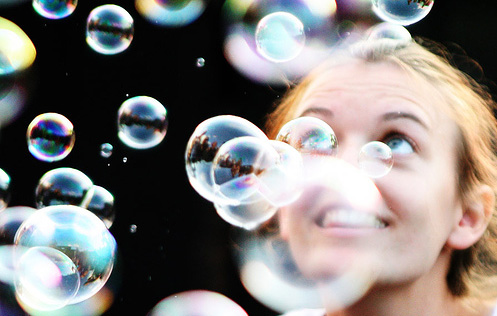 BUBBLES! MY BUBBLES!