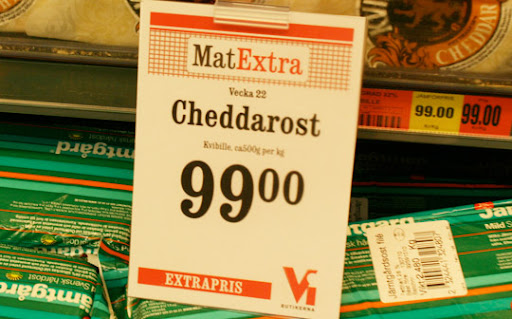 ca 500g per kg, O RLY