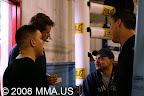 Journalists: Angel Rodriguez, Tom Zoellner (NY Post), Eric Joza (nycfight.com), Jim Genia (http://mmajournalist.blogspot.com, and editor Full Contact Fighter) - Tks to Anil Melwani of http://MMA.US for the great shot!