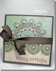 Happy Birthday Doily Happy Birthday Doily