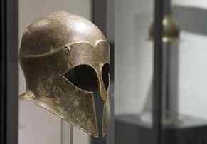 Ancient Helmets Spotlighted in Ragusa Ancient Helmets Spotlighted in Ragusa