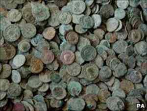 Coin hoard goes on public display at Frome Library