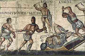 Borghese Gladiator Mosaic Borghese Gladiator Mosaic