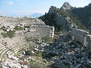 Theater of Termessos, in present-day Turkey [Photo: H.R. Goette]