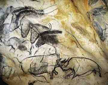 Chauvet Cave_Horses and Rhinos
