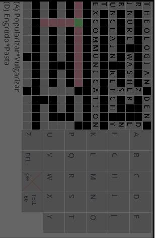 Spanish English crossword