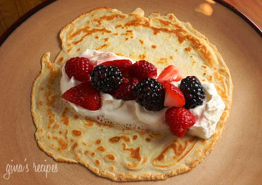 spray and crepe mixture.