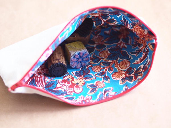 stamp case on the inside