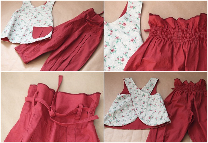pinafore and pants