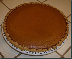 Alea's Pumpkin Pie
