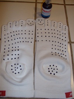 How to make non-slip socks using puff paint
