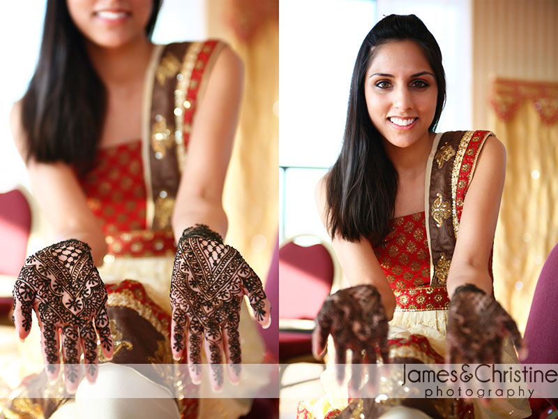 Nadia and Girish Mehendi