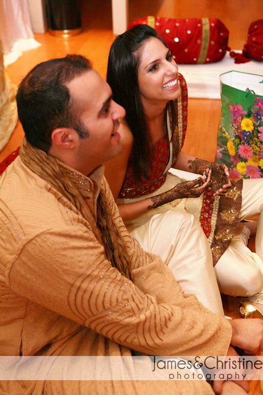 Nadia and Girish Mehendi