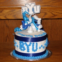 BYU Graduation Cake