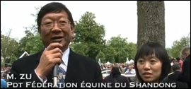 M. Zu : président de la fédération équine du Shandong