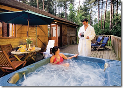 Unwind and Enjoy a Soak in the Private Hot Tub