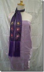 violet shawl