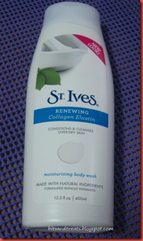 st. ives renewing collagen elastin moisturizing body wash, by bitsandtreats