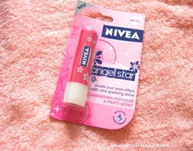 nivea angel star lip balm, by bitsandtreats