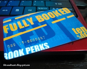 fully booked book perks, by bitsandtreats